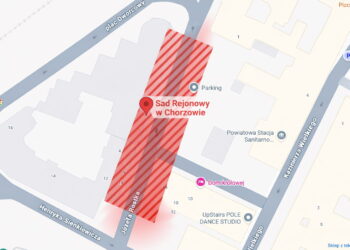 Alarm przy sądzie w Chorzowie. Ulica Rostka została zablokowana