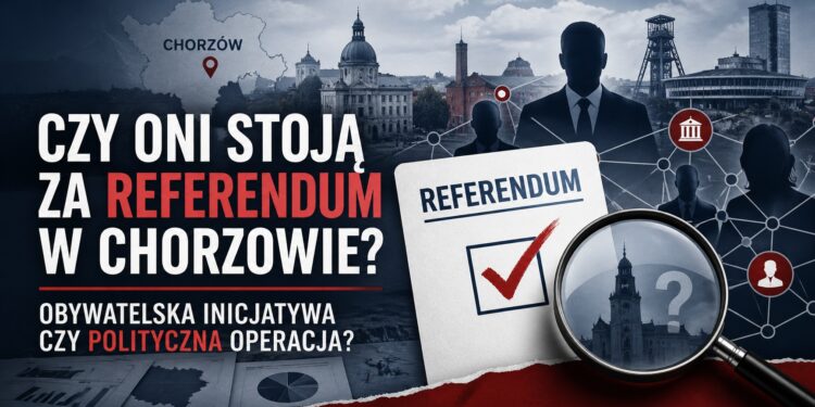 Czy oni stoją za referendum w Chorzowie? Film stawia pytania o polityczne zaplecze „obywatelskiej” inicjatywy