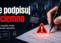 Policja ostrzega: nie podpisuj dokumentów bez czytania. Jeden podpis może mieć poważne skutki
