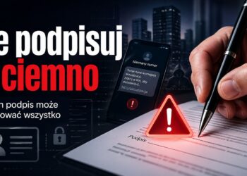Policja ostrzega: nie podpisuj dokumentów bez czytania. Jeden podpis może mieć poważne skutki