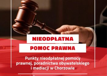 Darmowa pomoc prawna w Chorzowie. Mieszkańcy mogą skorzystać z porad specjalistów