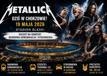 Metallica dziś w Chorzowie. Będą utrudnienia przy Stadionie Śląskim i darmowa komunikacja dla fanów