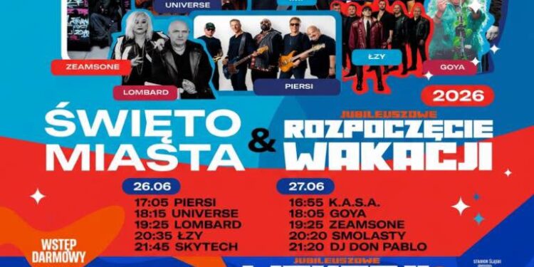 Chorzów świętuje przez trzy dni. Dni Miasta i jubileusz Stadionu Śląskiego już w ten weekend