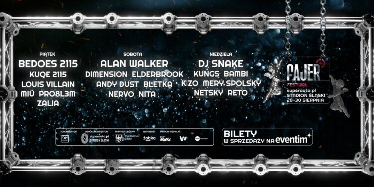 Kungs zamyka line-up Fajer Festiwalu 2026. Trzy dni wielkich koncertów w Chorzowie