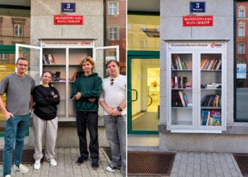 Książki wędrują po Chorzowie. Blisko 80 nowych tytułów trafiło do szafy bookcrossingowej